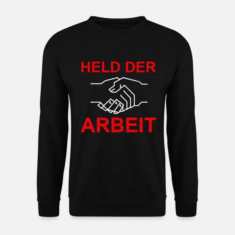 DDR Held Der Arbeit - Unisex Pullover - Schwarz