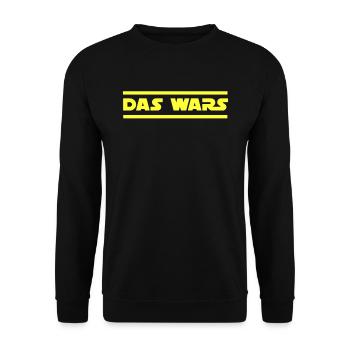 Das wars! Hochzeit Bachelor Junggesellenabschied - Unisex Pullover - Schwarz - Vorne - Alina (178cm) & Michal (187cm)