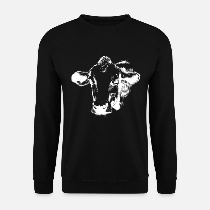 Cow head - Unisex Sweatshirt - black
