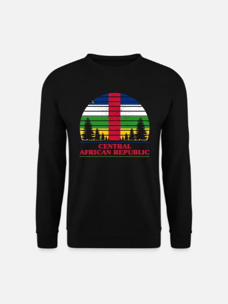 Central African Republic - Unisex Sweatshirt - black