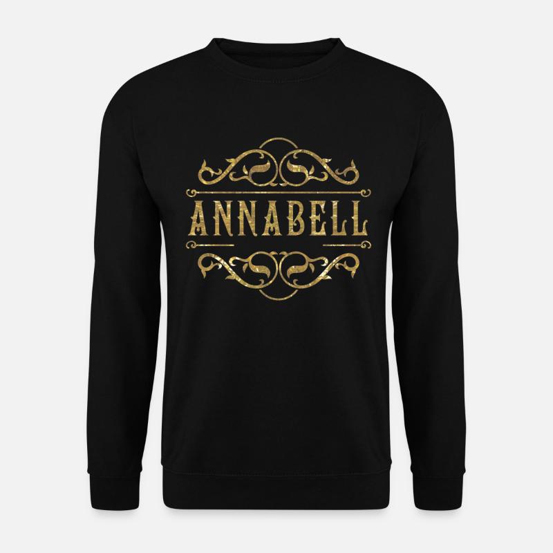 Annabell gold - Unisex Pullover - Schwarz