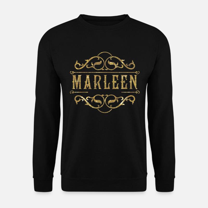 Marleen gold - Unisex Pullover - Schwarz