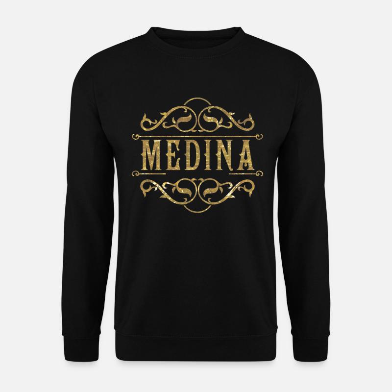 Medina gold - Unisex Pullover - Schwarz
