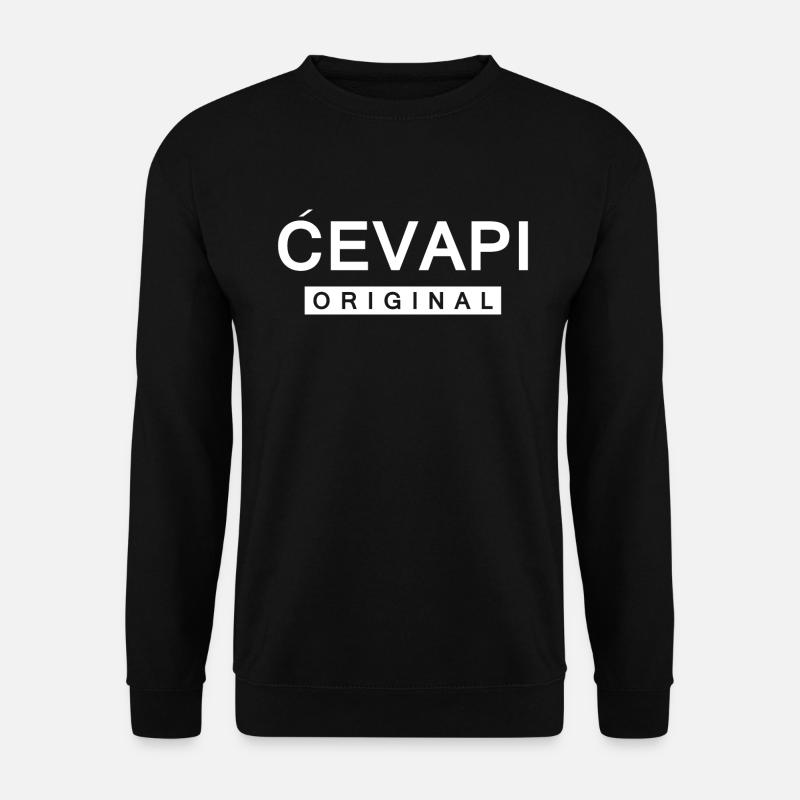 Cevapi Bosnien Kroatien Serbien Balkan - Unisex Pullover - Schwarz