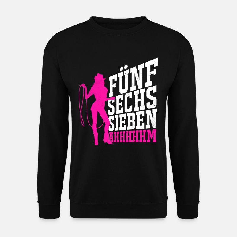 Cowboy - Unisex Pullover - Schwarz