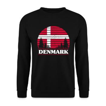 Danemark - Sweat-shirt Unisexe - noir - Devant - Alina (178cm) & Michal (187cm)