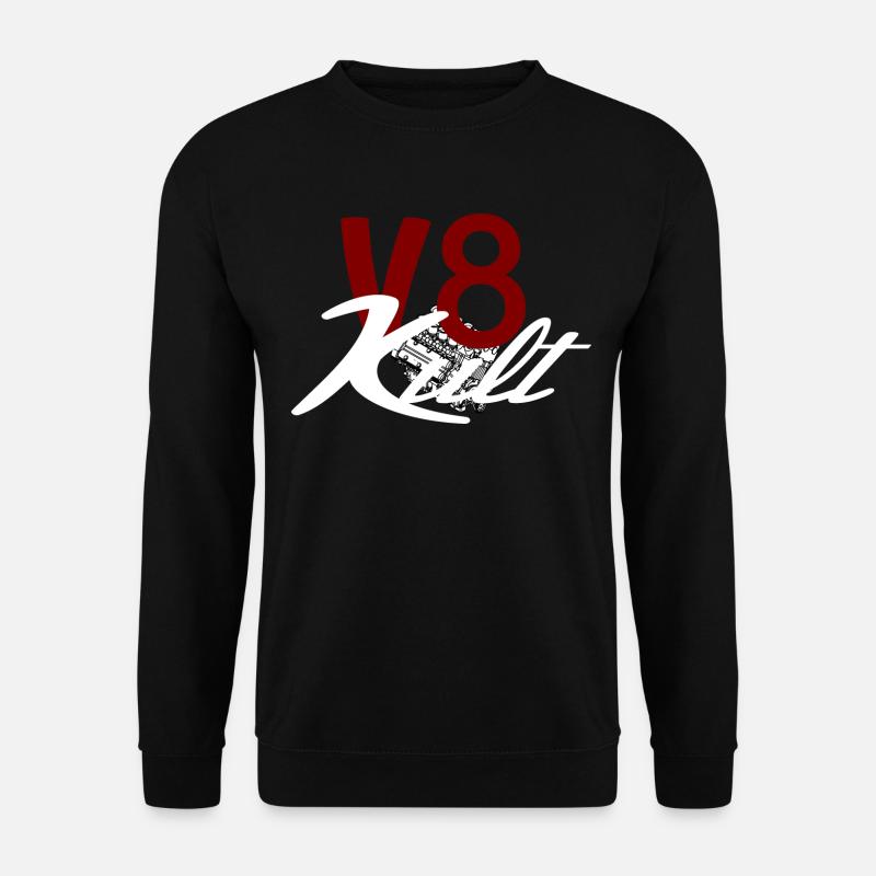 V8 Motor Kult - Unisex Pullover - Schwarz