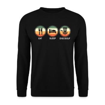 Disc Golf Players Disc Golf Disc Golf Players - Sweat-shirt Unisexe - noir - Devant - Alina (178cm) & Michal (187cm)