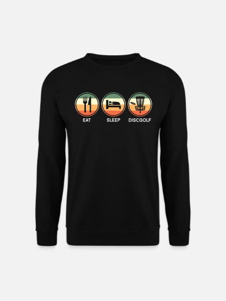 Discgolf Spieler Disc Golf Discgolfspieler - Unisex Pullover - Schwarz