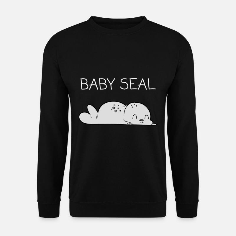 Bébé phoque - Sweat-shirt Unisexe - noir