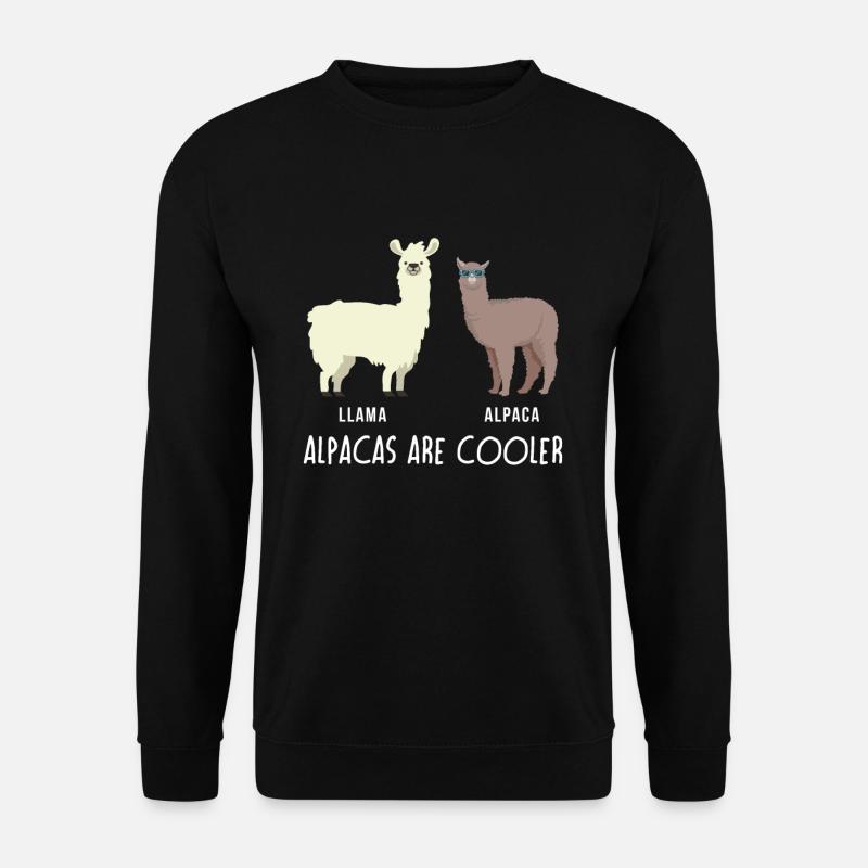 Alpaca Lama - Unisex Sweatshirt - black