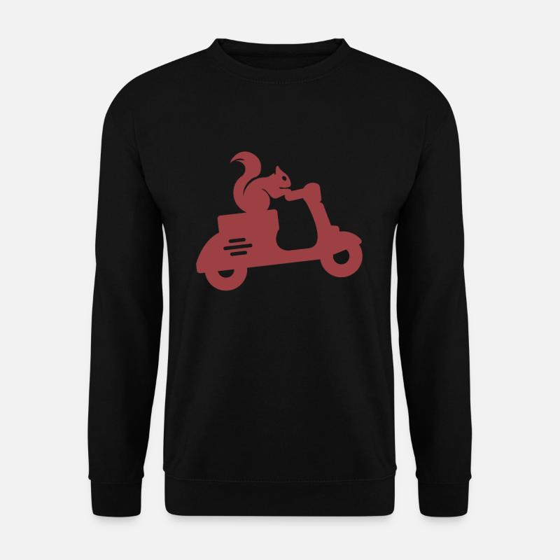 Squirrel moped - Unisex Sweatshirt - black