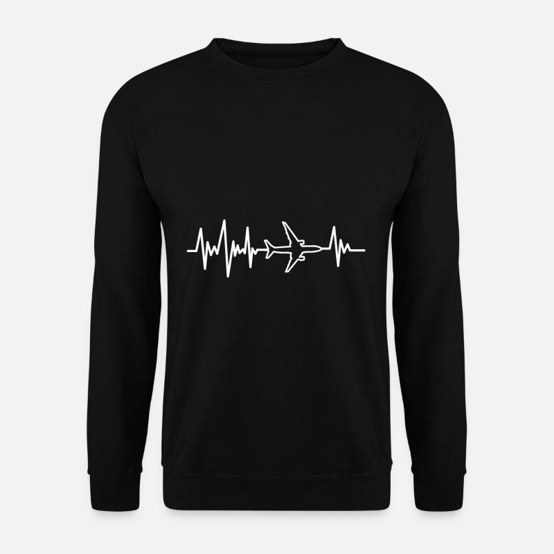 Pilot plane - Unisex Sweatshirt - black