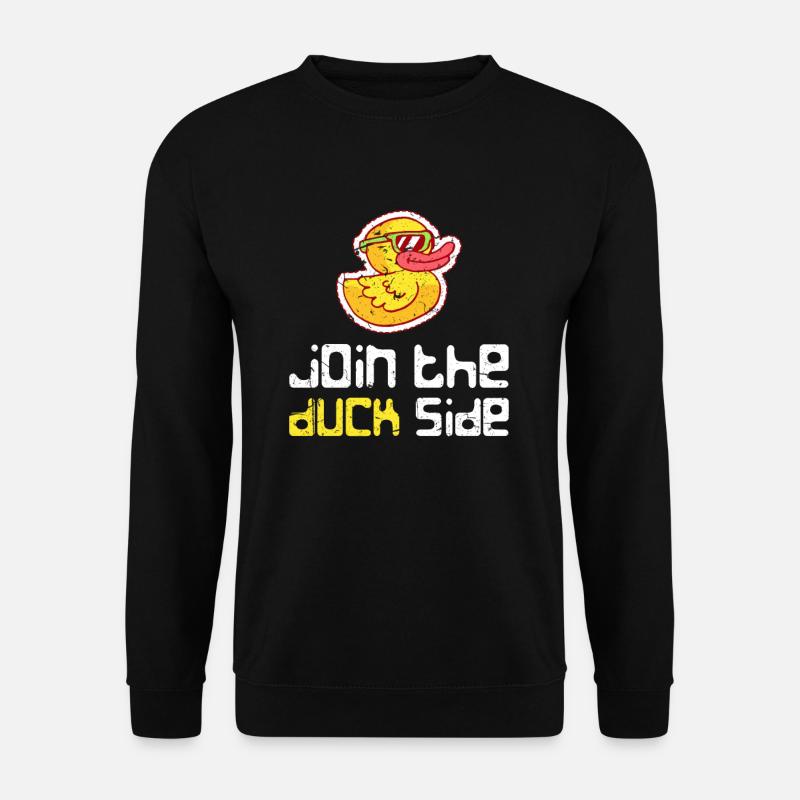 Ente Cooles Tier - Unisex Pullover - Schwarz