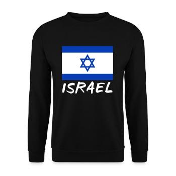 Nation des terres d'Israël - Sweat-shirt Unisexe - noir - Devant - Alina (178cm) & Michal (187cm)