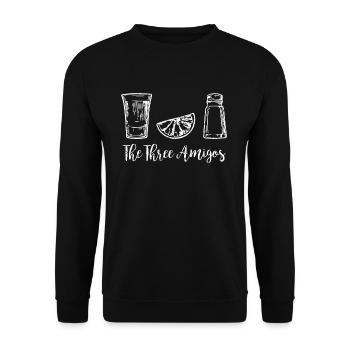 Tequila Mexico Party - Sweat-shirt Unisexe - noir - Devant - Alina (178cm) & Michal (187cm)
