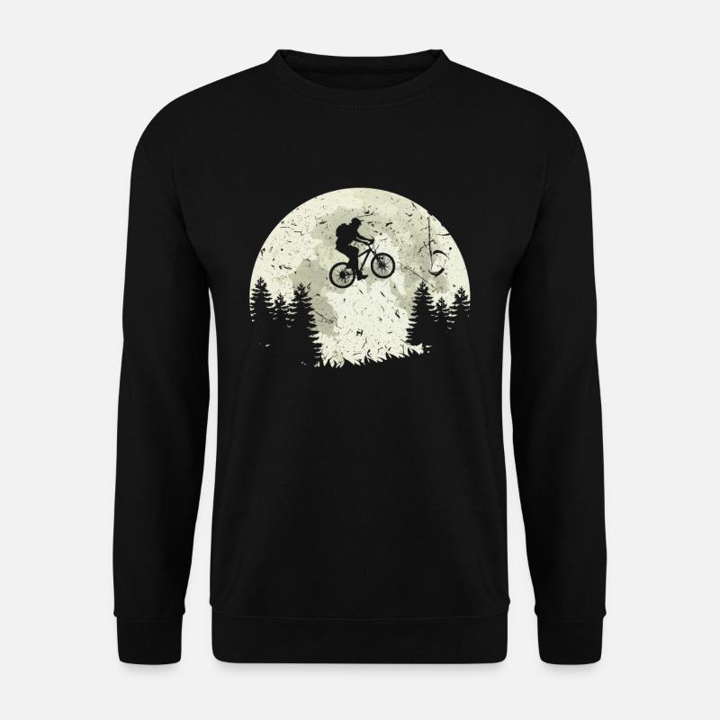Lune conduite de vélo - Sweat-shirt Unisexe - noir