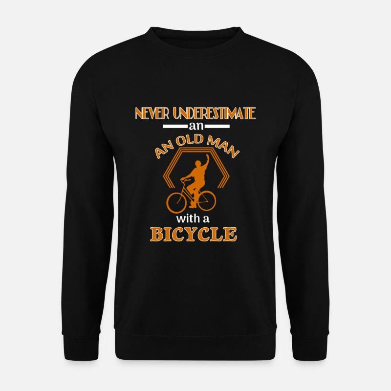 Bicycle pensioner gift - Unisex Sweatshirt - black