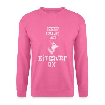 Kitesurfen Entspannung - Unisex Pullover - Pink - Vorne