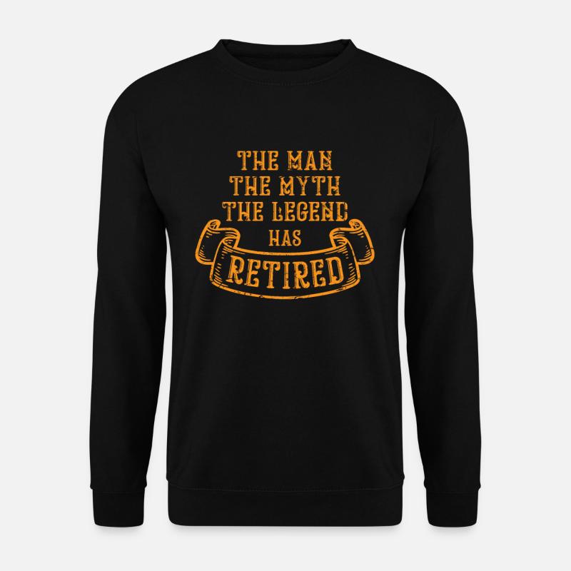 Rente Legende Geschenk - Unisex Pullover - Schwarz