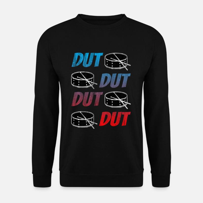 Drummer drumsticks drum - Unisex Sweatshirt - black