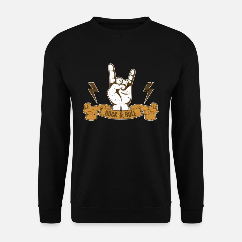 Rock and roll - Sweat-shirt Unisexe - noir