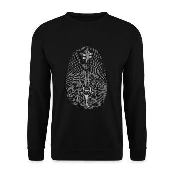 Cellist DNA - Unisex Pullover - Schwarz - Vorne - Alina (178cm) & Michal (187cm)