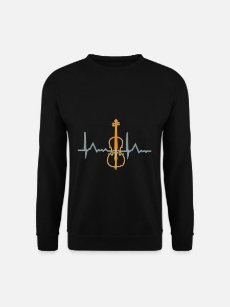Cello Herzschlag - Unisex Pullover - Schwarz
