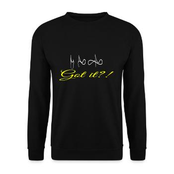 Conductor Orchestra - Unisex Sweatshirt - black - Front - Alina (178cm) & Michal (187cm)