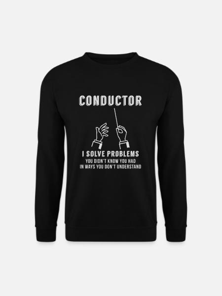 Dirigent Künstler Geschenk - Unisex Pullover - Schwarz