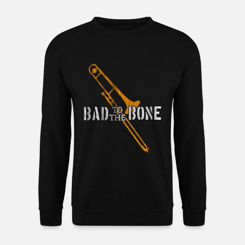 trombone - Unisex Sweatshirt - black