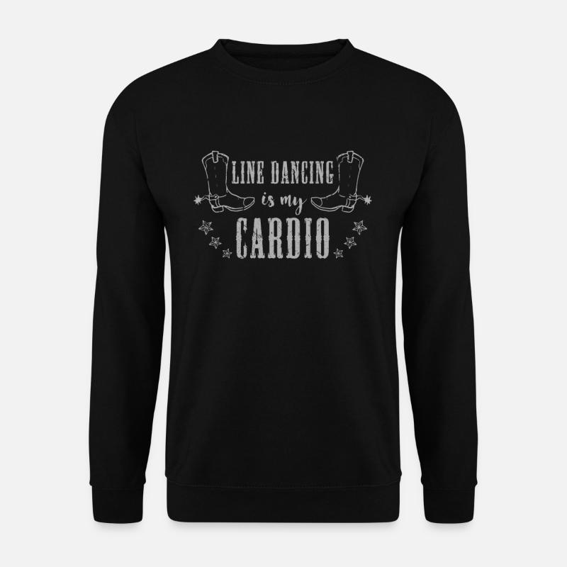 Linedance Cowboy - Unisex Pullover - Schwarz