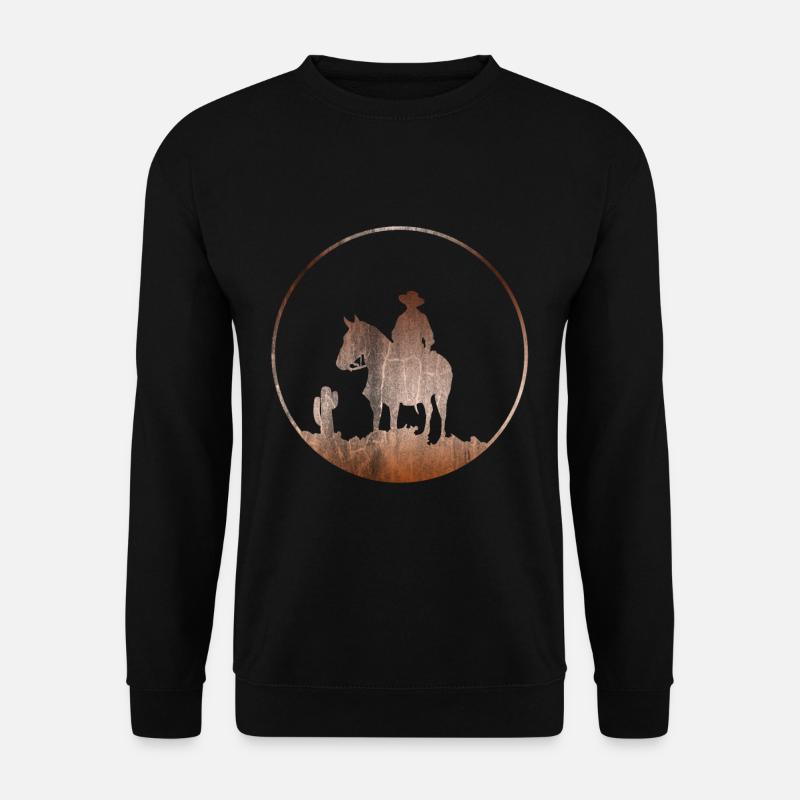 Cowboy - Unisex Pullover - Schwarz