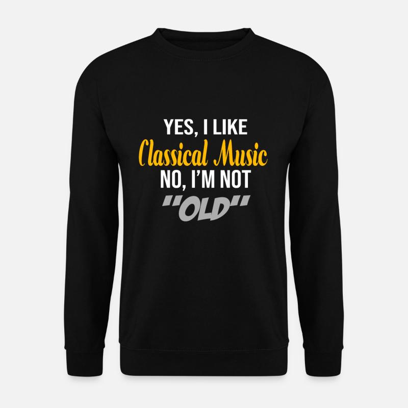 Klassische Musik - Unisex Pullover - Schwarz