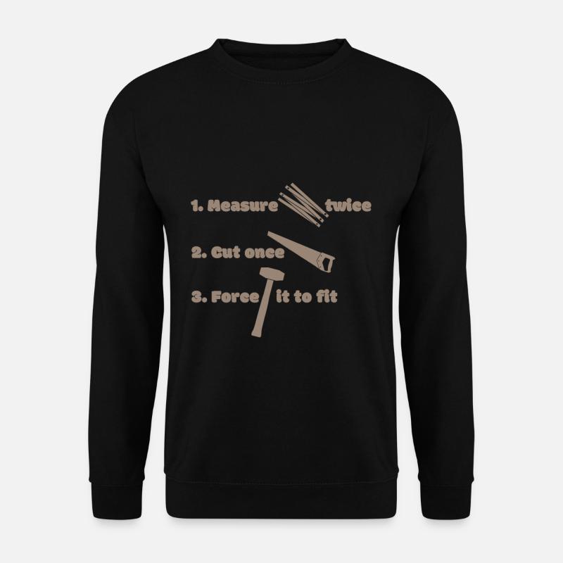 Zimmermann Handwerk - Unisex Pullover - Schwarz