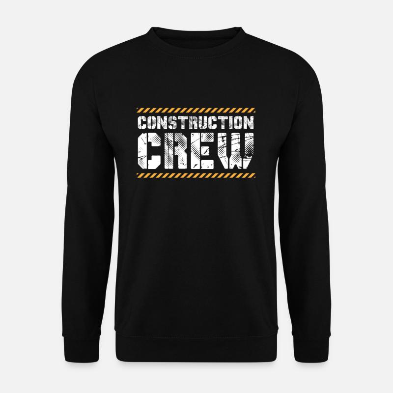 Bauarbeiter Baustelle Team - Unisex Pullover - Schwarz
