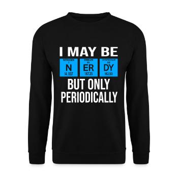 Periodensystem Biologie - Unisex Pullover - Schwarz - Vorne - Alina (178cm) & Michal (187cm)
