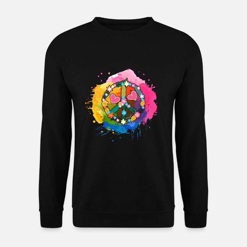 Frieden Harmonie - Unisex Pullover - Schwarz