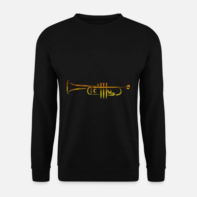 Trompete - Unisex Pullover - Schwarz