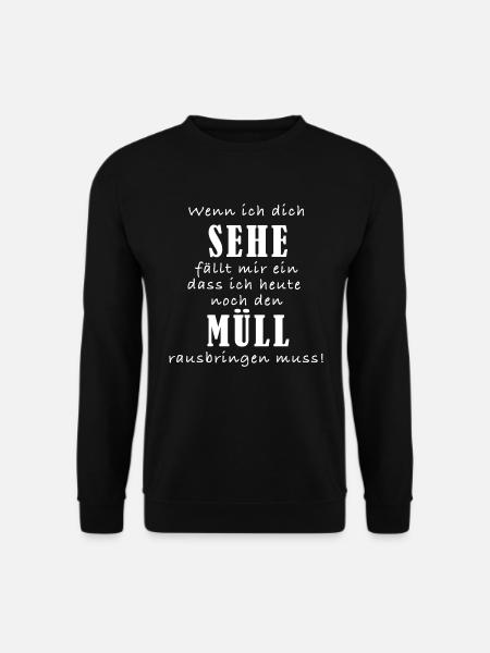 When I see you - Unisex Sweatshirt - black