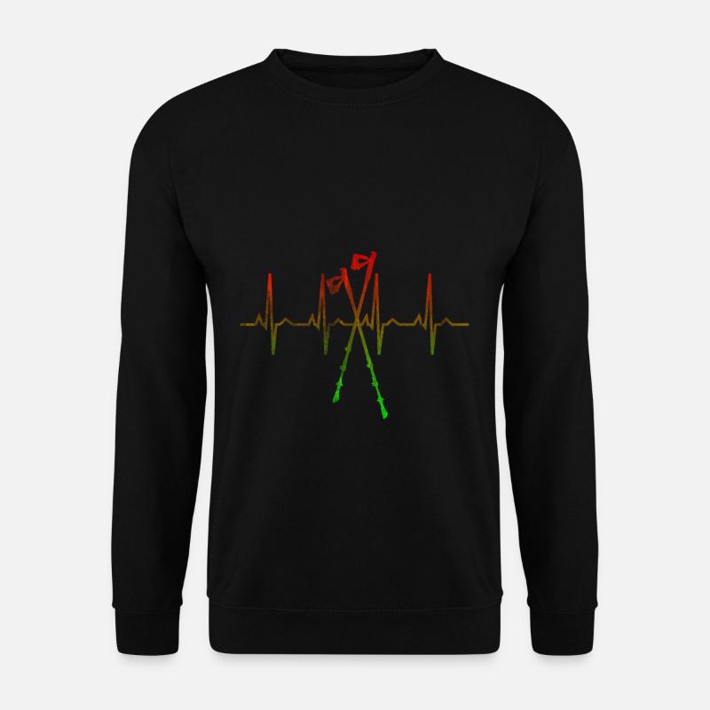 Bâtons de marche nordique - Sweat-shirt Unisexe - noir