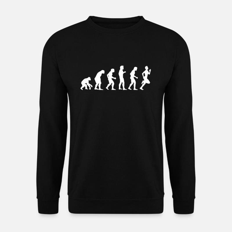 Evolution du jogging - Sweat-shirt Unisexe - noir