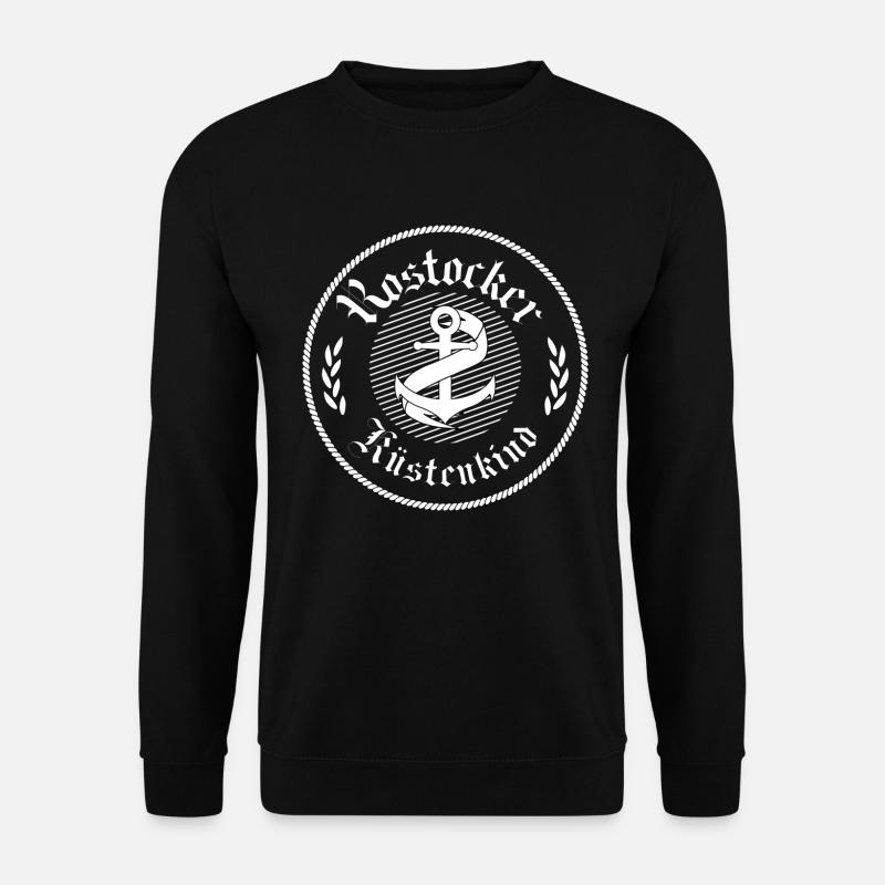 Rostocker Küstenkind - Unisex Pullover - Schwarz