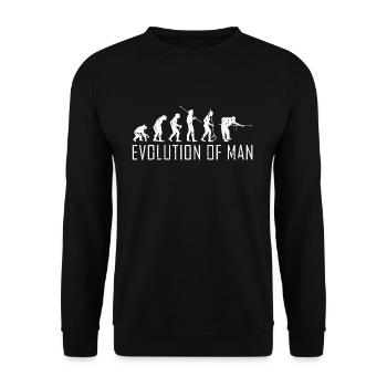 Billard Evolution - Sweat-shirt Unisexe - noir - Devant - Alina (178cm) & Michal (187cm)