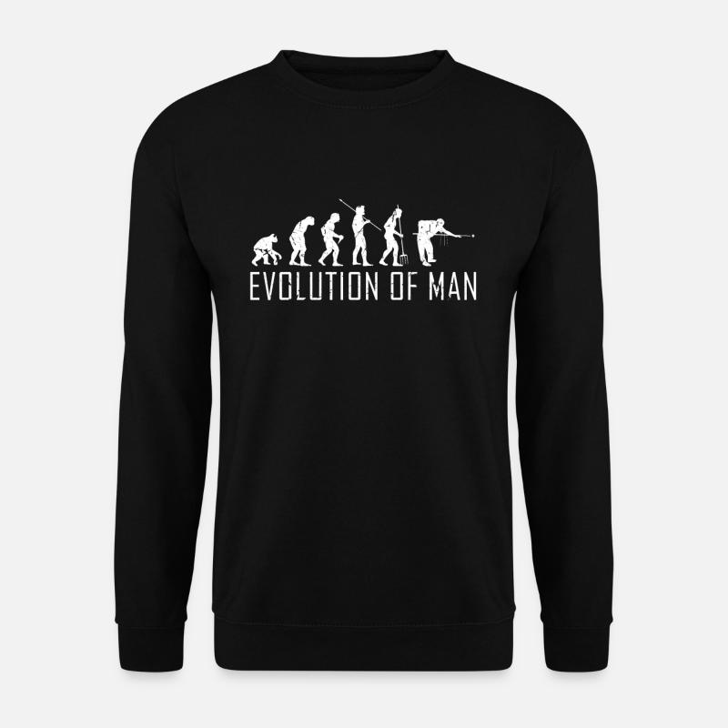 Evolution Billard - Unisex Pullover - Schwarz