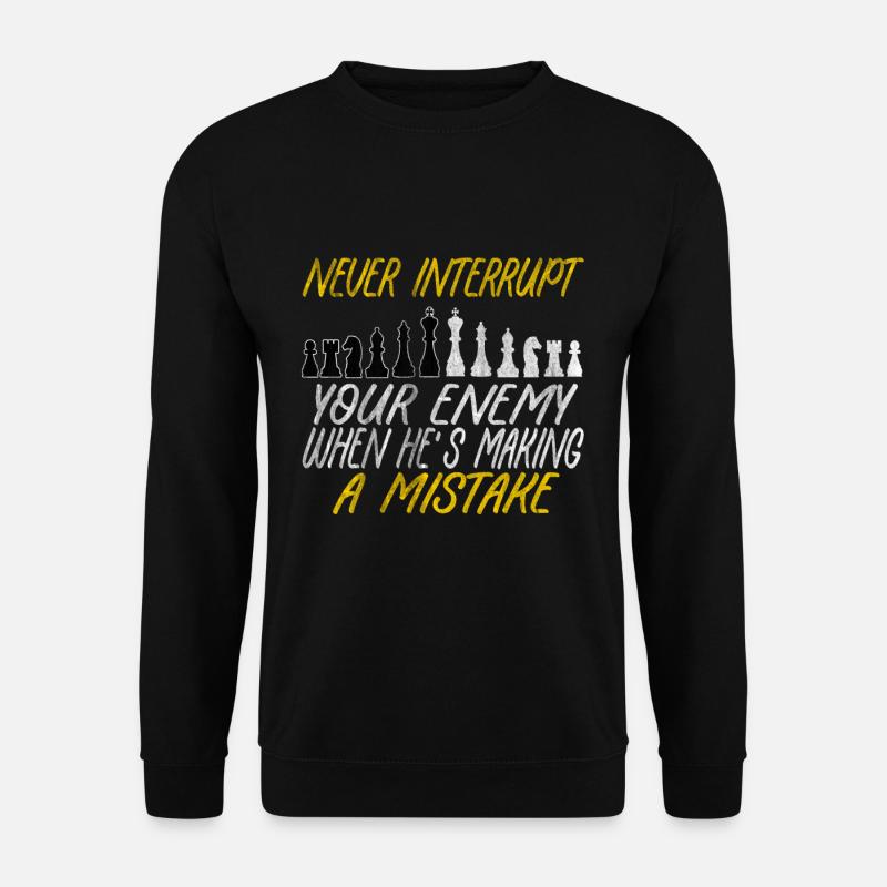 Chess opponents - Unisex Sweatshirt - black