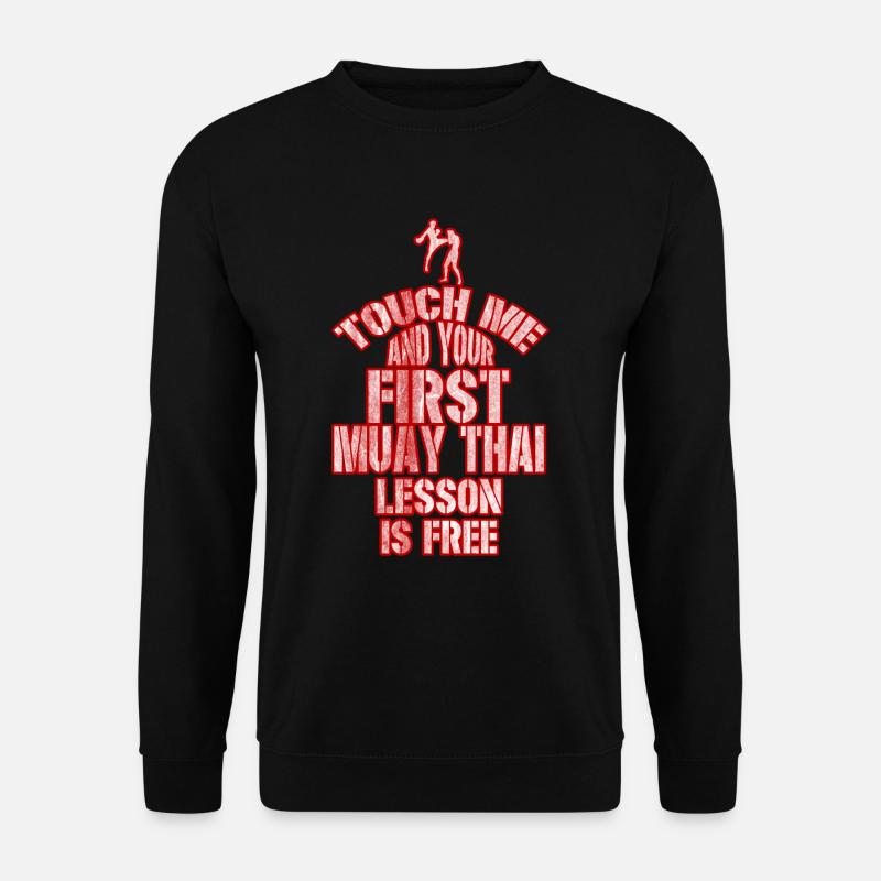 Muay Thai lessons - Unisex Sweatshirt - black