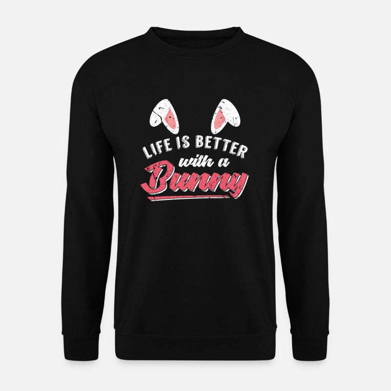 rabbit - Unisex Sweatshirt - black