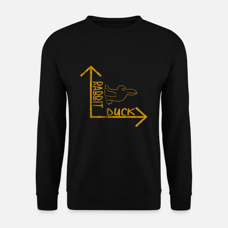 Duck bunny - Unisex Sweatshirt - black