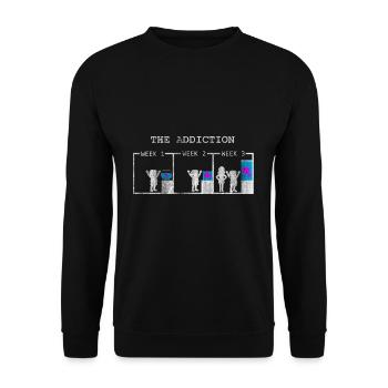 aquarium - Sweat-shirt Unisexe - noir - Devant - Alina (178cm) & Michal (187cm)
